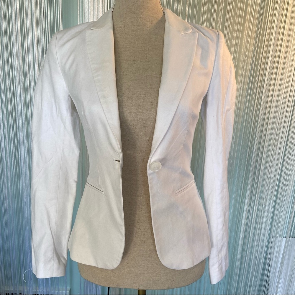White Blazer Size 2